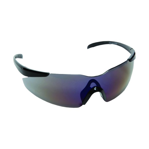 Opticor™, Safety Glasses, Blue Mirror: #E01B60