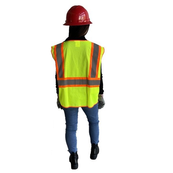 Safety Vest, Type R, Class 2, Mesh: #VZ251P - Image 5