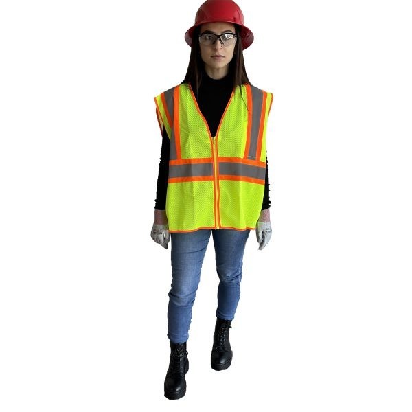 Safety Vest, Type R, Class 2, Mesh: #VZ251P - Image 6